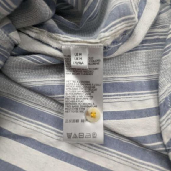 Anthropologie Pilcro Embroidered Long Sleeve Button Up Blouse Top, Size M - Picture 5 of 7